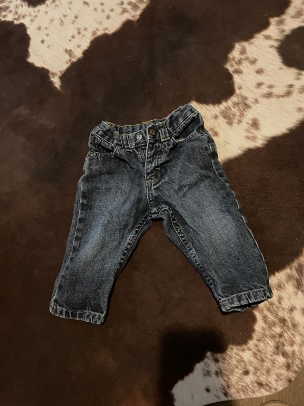 Source Unknown Dark Wash Denim Jeans - Blue